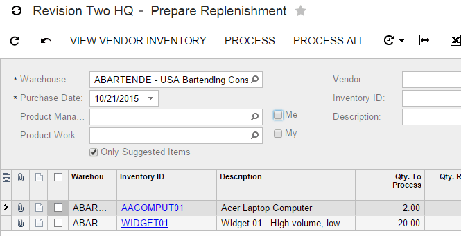 Comment mettre en œuvre l’inventaire consigné dans le logiciel ERP cloud Acumatica