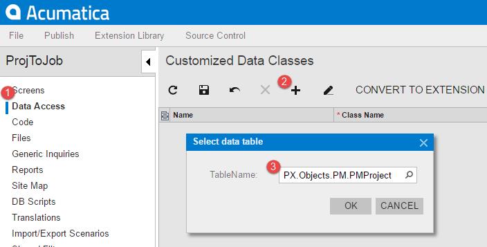 Modification des étiquettes de champ dans Acumatica