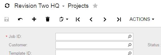 Modification des étiquettes de champ dans Acumatica