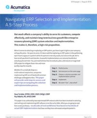Navigation dans la sélection et la mise en œuvre de l’ERP : un processus en 5 étapes