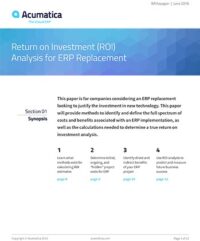 Analyse du retour sur investissement pour le remplacement de l’ERP