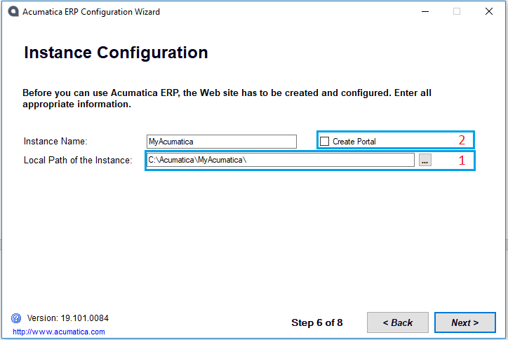 Cloud ERP - Configuration de l’instance.