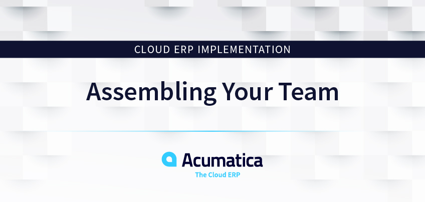 Mise en œuvre de l’ERP cloud: Assembler votre équipe