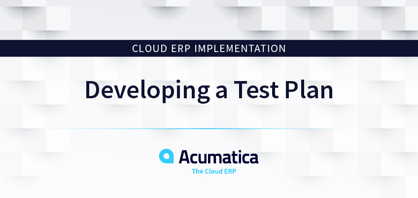 Mise en œuvre de l’ERP cloud: développement d’un plan de test