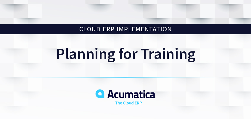 Mise en œuvre de l’ERP cloud : planification de la formation