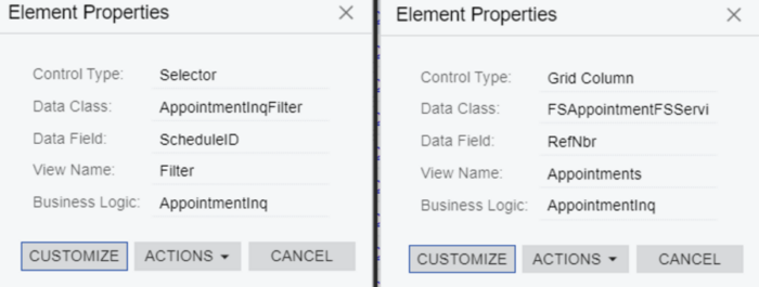 Ajout d’un statut au filtre d’application mobile Acumatica pour le service sur le terrain