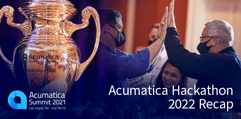 Récapitulation de l’Acumatica Hackathon 2022