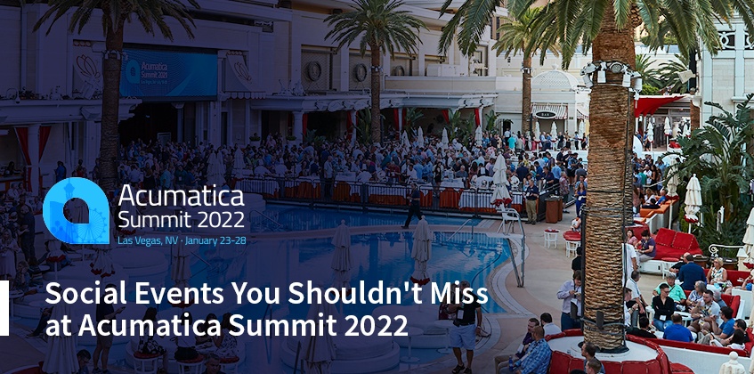 Événements sociaux que vous ne devriez pas manquer à Acumatica Summit 2022
