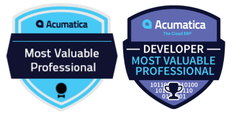 Annonce des MVP Acumatica 2022