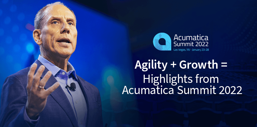 Agilité + Croissance = Faits saillants de Acumatica Summit 2022