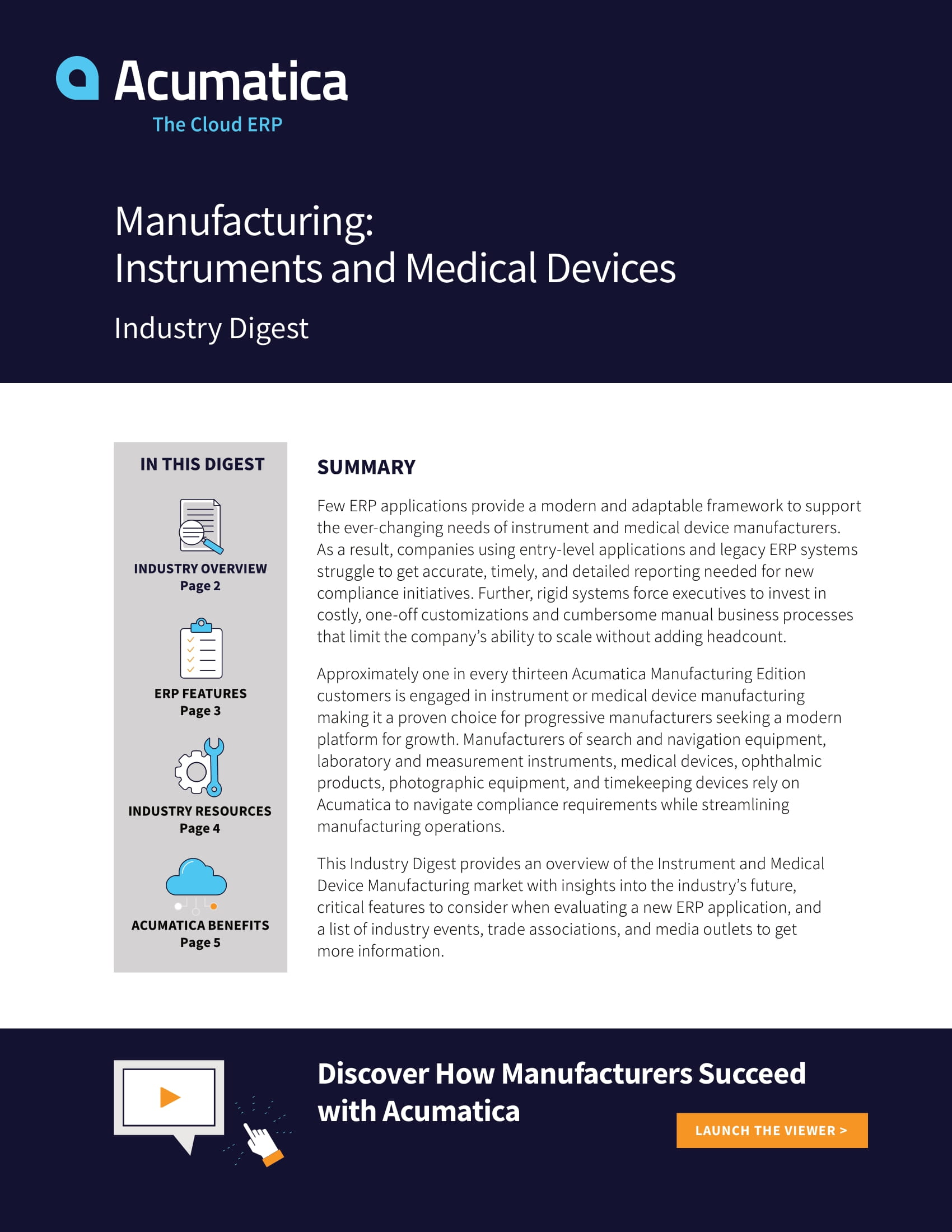 Pourquoi les fabricants d’instruments et de dispositifs médicaux ont besoin d’une solution ERP moderne
