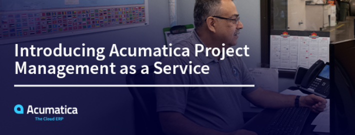 Présentation de la gestion de projet Acumatica en tant que service