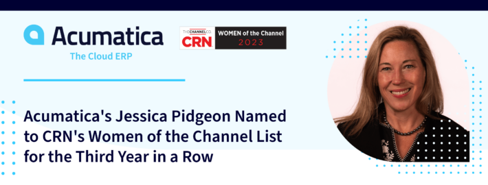 Jessica Pidgeon d’Acumatica nommée sur la liste des femmes de la chaîne de CRN pour la troisième année consécutive