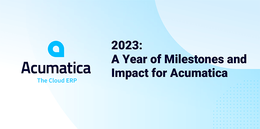 2023 : Une année de jalons et d’impact pour Acumatica