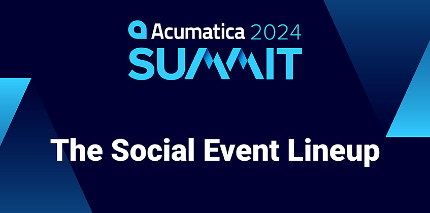 Acumatica Summit 2024 : La programmation de l’événement social