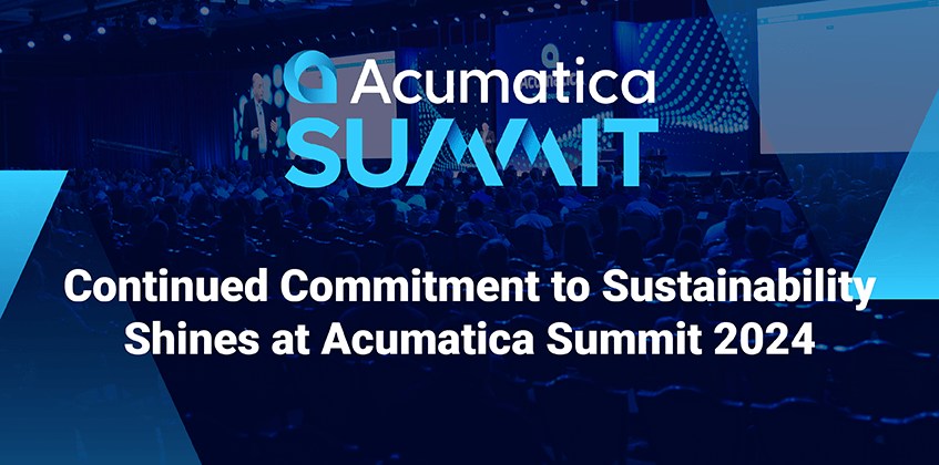 L’engagement continu envers la durabilité brille à Acumatica Summit 2024