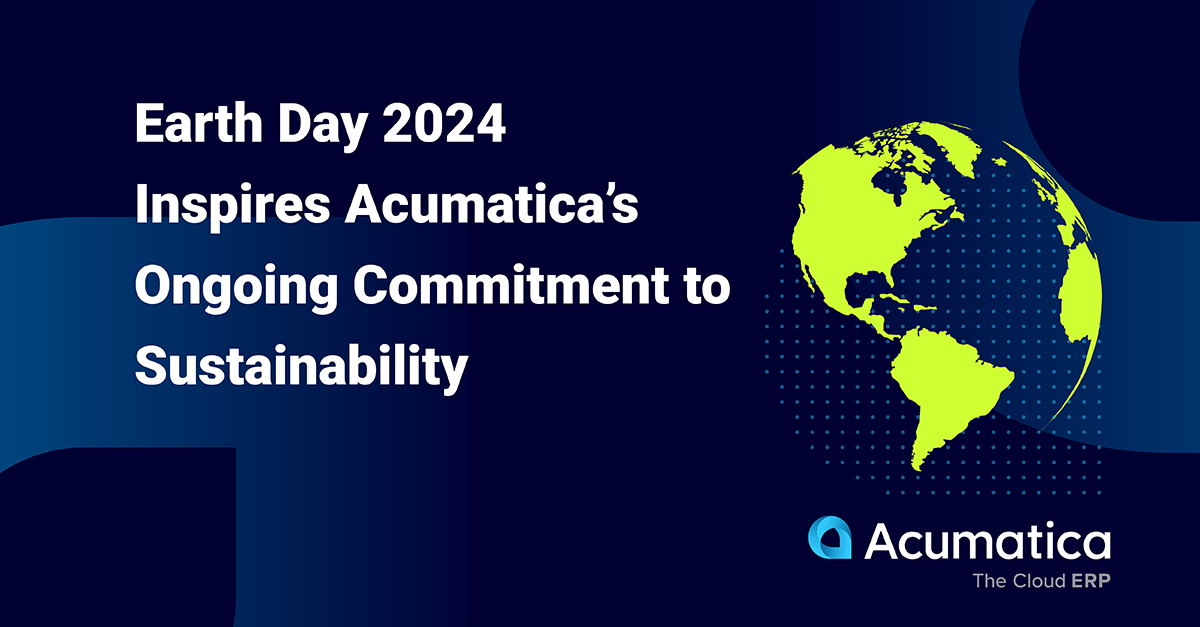  Le Jour de la Terre 2024 inspire l’engagement continu d’Acumatica envers la durabilité
