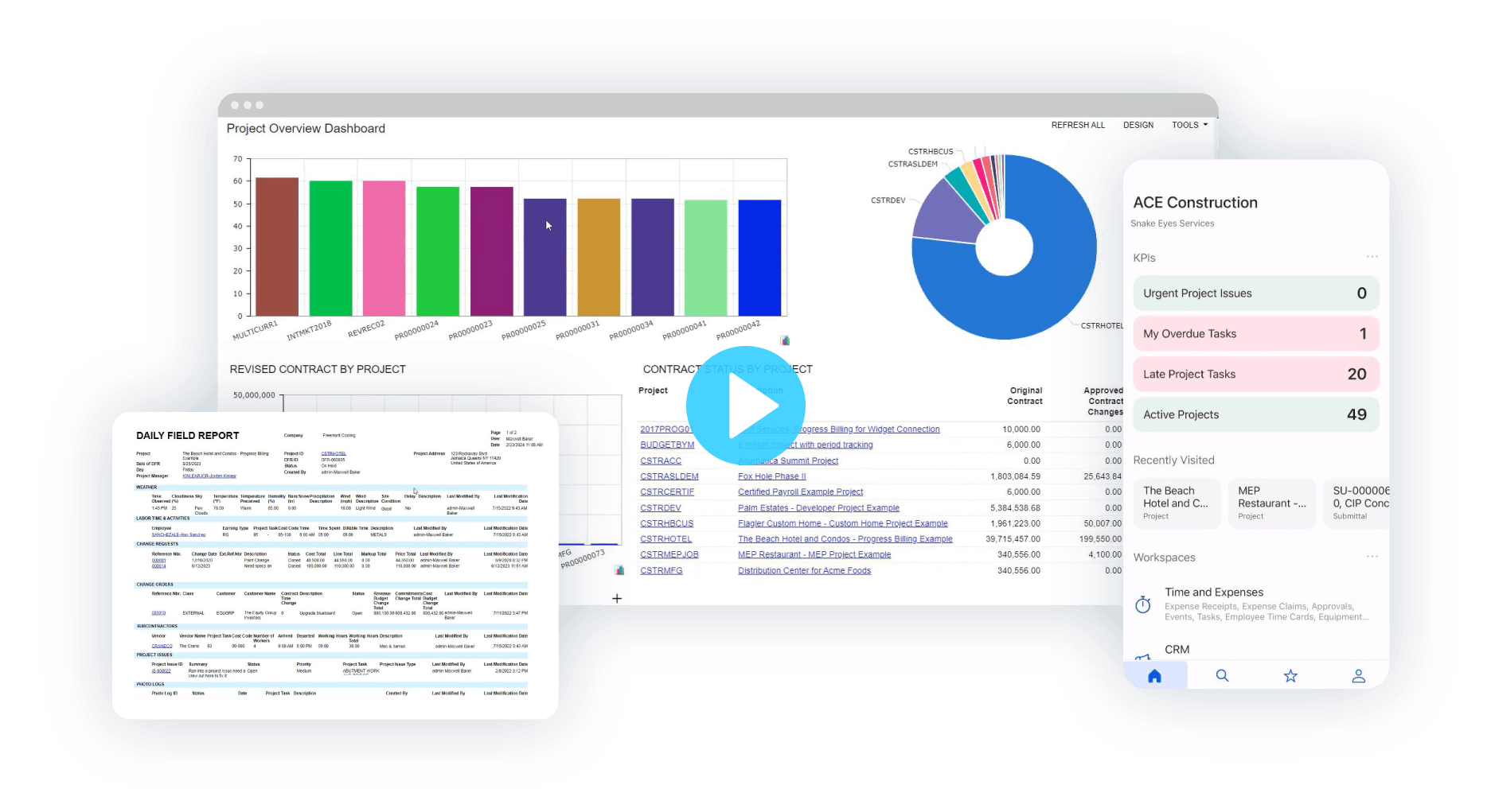 Regardez la vidéo sur Acumatica Construction Edition