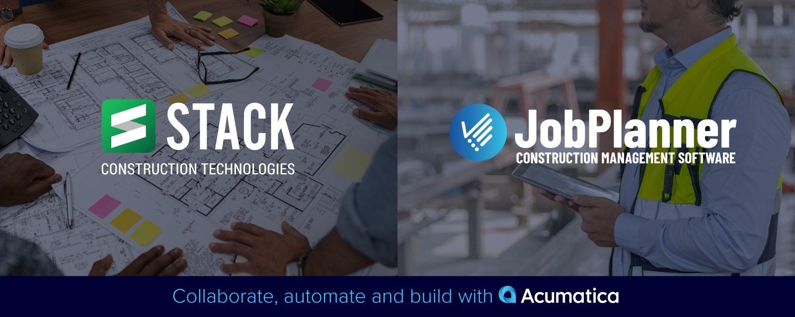 Acumatica fait équipe avec JobPlanner et STACK