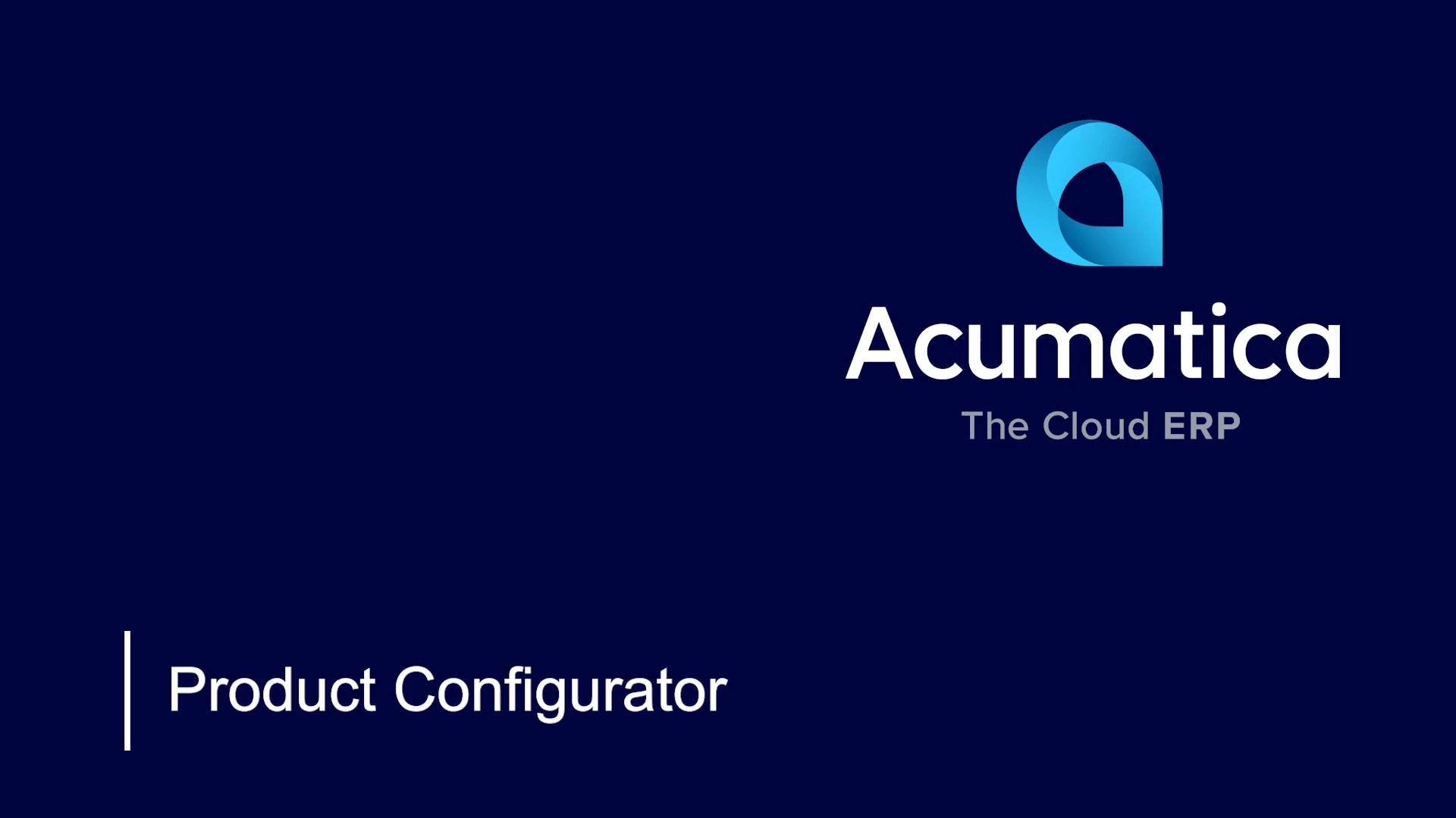 Regarder la vidéo du configurateur de produits