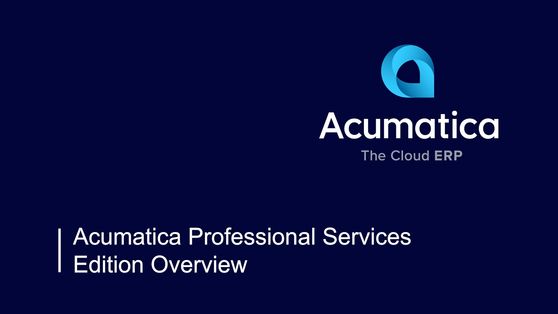 Regarder la vidéo sur les services professionnels