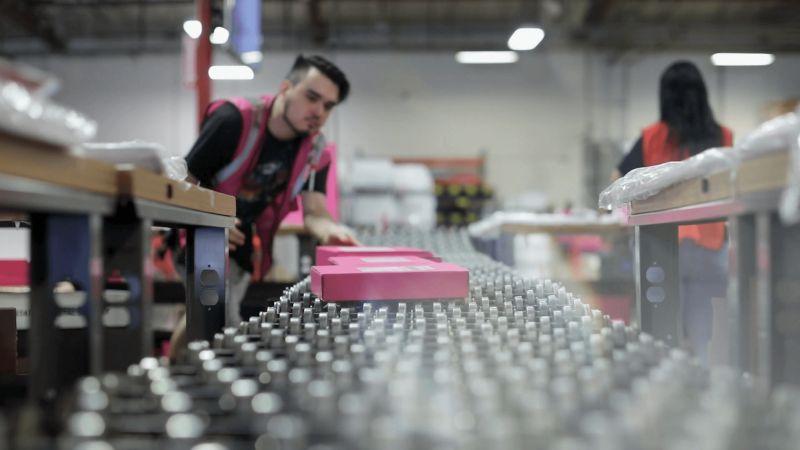 Capture d’écran du gestionnaire d’entrepôt