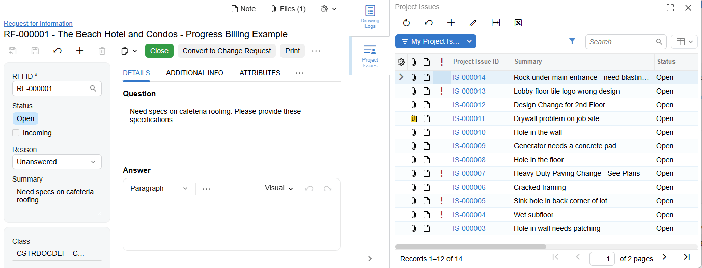 Comptabilité du coût de l’emploi Capture d’écran de la comptabilité des coûts et de la paie d’Acumatica